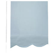 Unbranded Scalloped Edge Roller Blind 120cm Blue