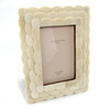 Unbranded Scalloped Layered Bone Frame by Bombay Duck