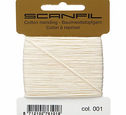 Unbranded Scanfil Mending Cotton, Cream