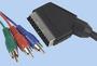 SCART TO RGB 3X PHONO PLUGS - 2M