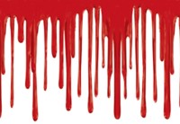 Unbranded Scene Setter - Border Roll - Dripping Blood