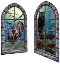 I told you we should have gotten double glazing. Make over your room with these big Halloween