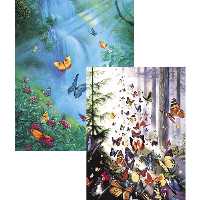 Scenic Butterfly Puzzles