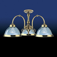 Unbranded SE9347 3 - Antique Brass Ceiling Light