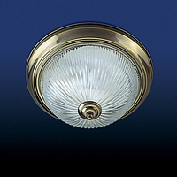 Unbranded SE9370 - Antique Brass Semi Flush Light
