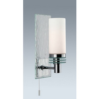 Unbranded SE9611 1CC - Chrome and Glass Bathroom Wall Light
