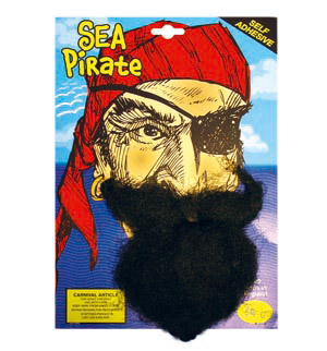 Unbranded Sea Pirate beard, black