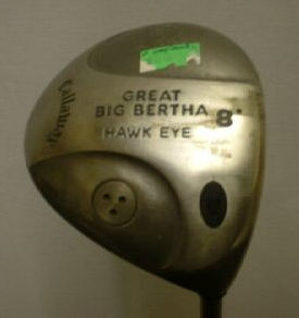 Unbranded Second Hand Callaway Great Big Bertha Hawk Eye 8? Driver (Used 4 U) R/H