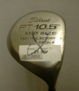 Unbranded Second Hand Titleist PT Mid Size Metal 10.5?