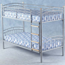 The Seconique Vancouver bunk bed features attractively shaped head and foot boards which add style