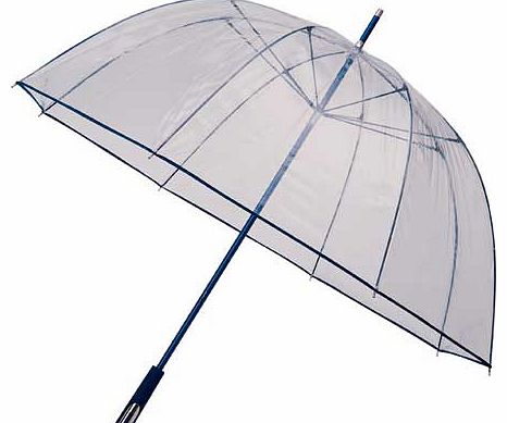 Unbranded See-Through Deluxe Golf Umbrella - Navy