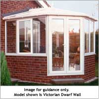 Self-Build Victorian Full Height Conservatory SBV1-F White