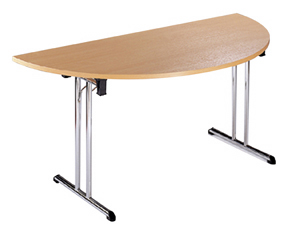 Unbranded Semi circular folding modular table (chrm legs)