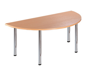 Unbranded Semi circular modular table (tubular legs)