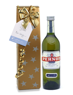 Send a bottle of Pernod... the secret formula includes mint  added for its cooling and digestive
