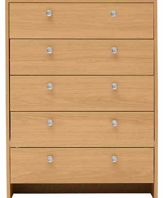 The Seville furniture range is a versatile collection to blend with many bedroom styles. Finished in beech effect. this 5 drawer chest is understated and classic. offering ample space for your clothing for an organised bedroom where you can make the 