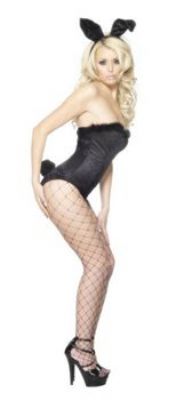 This Classic Play Boy Style Bunny Girl Hostess Costume Is Sure To Get Hearts Racing. Perfect for