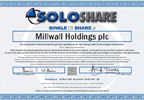 Unbranded Share in Millwall FC
