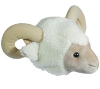 Unbranded Sheep Hat with Curly Horns