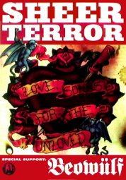 SHEER TERROR Love Songs For The Unloved Tour Music Poster 84x59cm