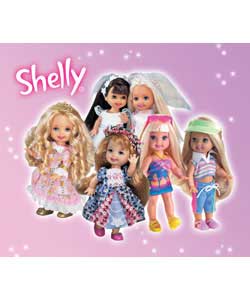 Ideal for birthday party gifts. Assortment contains 6 Shelly; dolls. For ages 3years and over