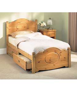 Sherington Single Bed with 2 Drawers and Pillow Top Matt
