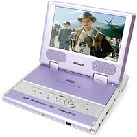 Enjoying your digital media on the move is easy with this chic portable player. Forget pricey laptop