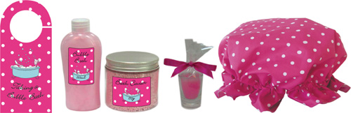 Pamper your beauty queen with a delightful set of thoughtful, relaxing bath time treats Perfectly pr