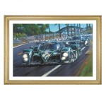 Signed Bentley Invincible. Le Mans 2003 print