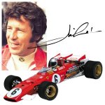Signed Ferrari 312B 1971 Mario Andretti