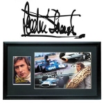 Signed Jackie Stewart Framed Photographic Set