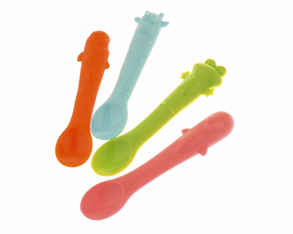Unbranded Silicone Baby Spoons