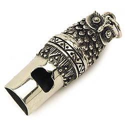 Silver Owl Whistle