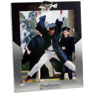 Unbranded Silverplated Graduation Photo Frame