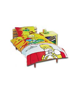 Simpsons Duvet Cover and Pillowcase Set