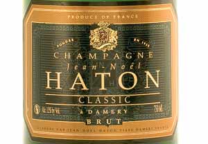 Single bottle Haton Brut Reserve Champagne