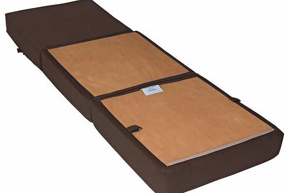 Unbranded Single Mattress Cube Chair Bed - Chocolate