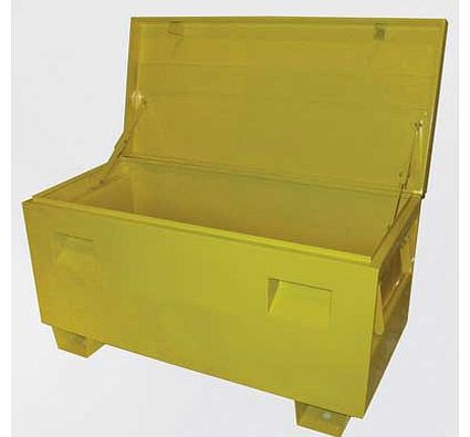 This heavy duty safe is produced from steel to give maximum protection and security to valuable tools and equipment . It can be bolted down to the vehicle or workplace floor for added security. Lockable with side handles for carrying to the workplace