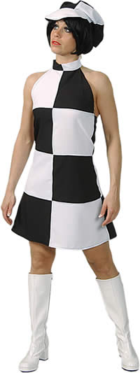 Sixties Chequered Dress UK size 10-12