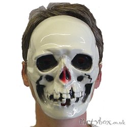 Skeleton child face mask - plastic
