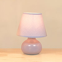 Skittle Touch Table Lamp and Shade Purple