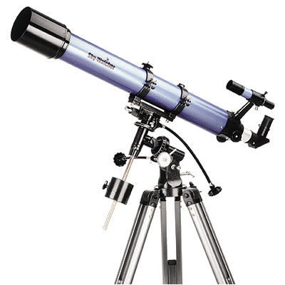 The Skywatcher EVOSTAR series are two element, air spaced, multi coated objective achromatic refract