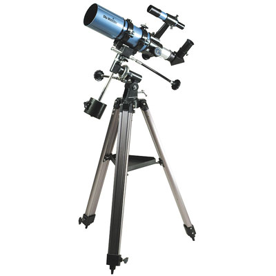 Startravel-80mm (3.1 inch) f/400 Refractor telescope with EQ-1 Equitorial mount. The compact Sky-Wat