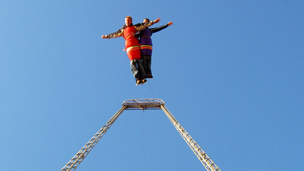 Unbranded Skycoaster Freefall Swing for Three