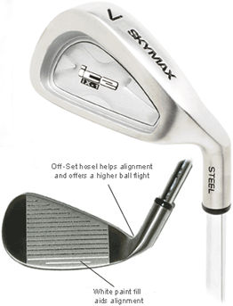 Skymax ICE IX-1 Irons Steel 3-SW