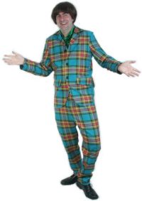 This is a crazy tartan suit which works on a variety of levels. It makes a good basis for a Noddy