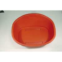 Extra Small Pet Bed suitable for cats or Small dogs. Made from durable Red Plastic with ventilation 