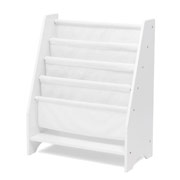 Unbranded Sling Bookcase with Plain White Canvas