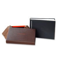 Luxurious real leather albums.  40 pages interleav
