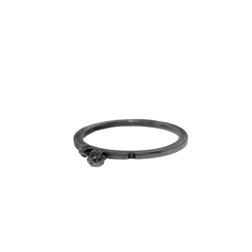 Small Buds Ring - Black